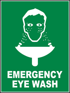 SAFETY SIGN (SAV) | Emergency Eye Wash